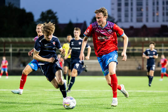 FC Rosengårds Melker Carlsson och Helsingborgs Rasmus