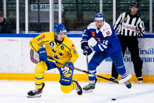 Filip Nordberg of Sweden and Lucas Jendek of Slovakia