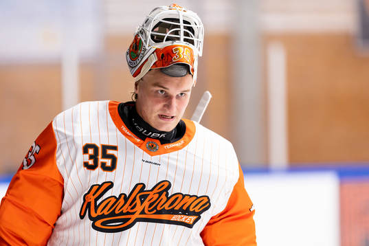 Karlskronas målvakt Carl Malmqvist