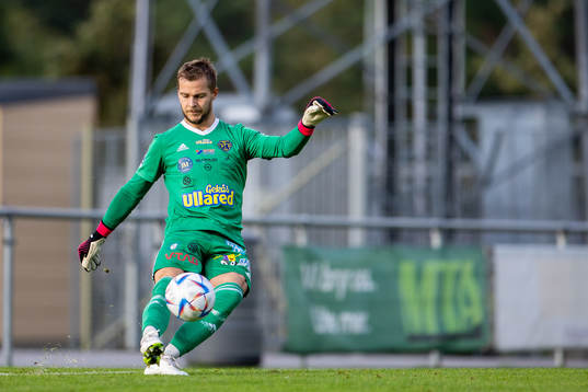 Falkenbergs målvakt Anton Andersson