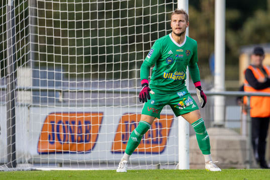 Falkenbergs målvakt Anton Andersson