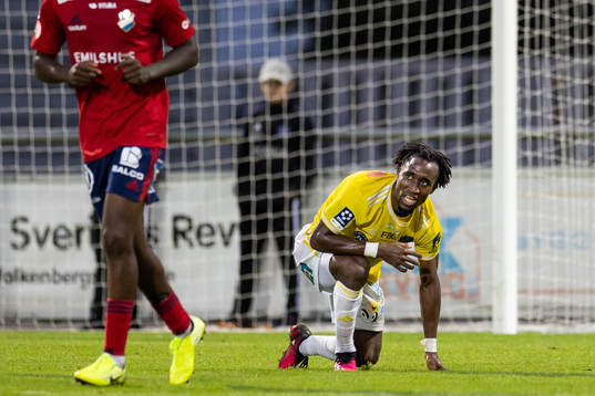 Falkenbergs Wanbe Godwin Aguda deppar