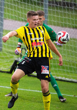 IFK Hässleholms Axel Henriksson i matchen i Svenska Cupen