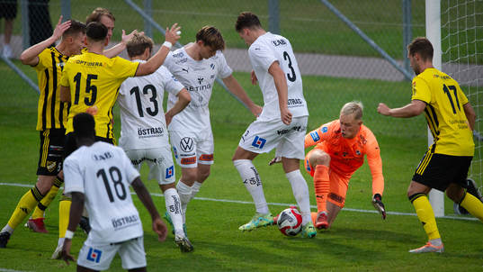 i matchen i Svenska Cupen mellan IFK Hässleholm och