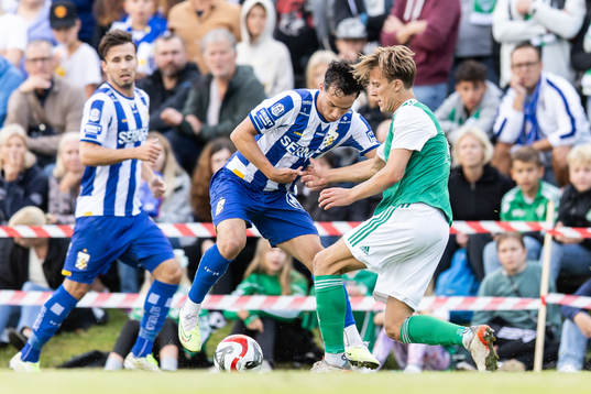 IFK Göteborgs Hussein Carneil och IK Zeniths Leon Kornbakk