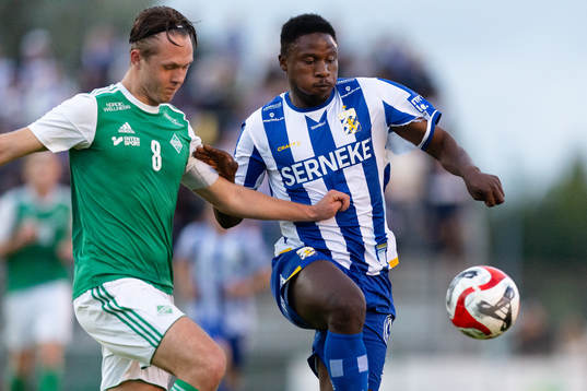 IK Zeniths Sven Hammarberg och IFK Göteborgs Suleiman