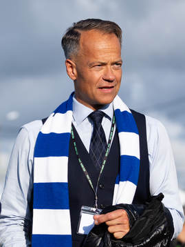 IFK Göteborgs ordförande Richard Berkling innan