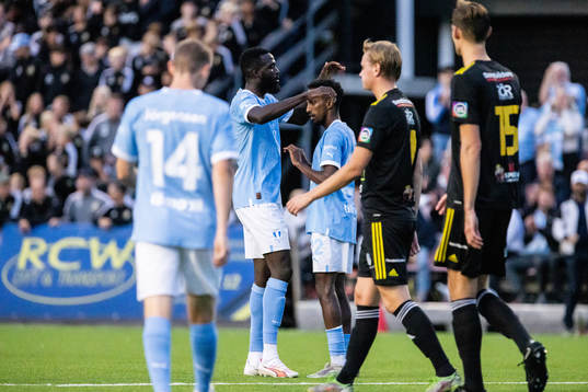 Malmö FFs Taha Ali jublar