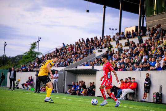 Elfsborgs Ahmed Qasem och Lunds BKs Rijad Efendic
