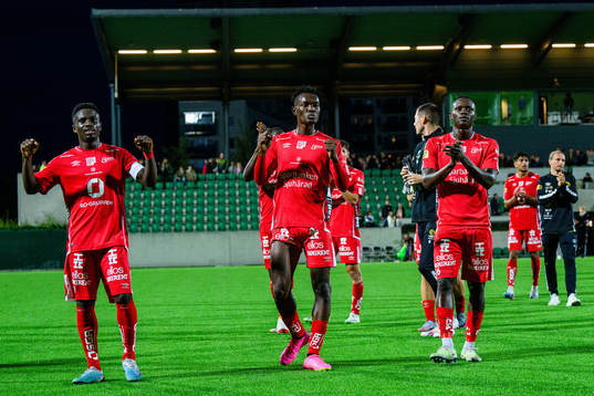 Elfsborgs spelare jublar