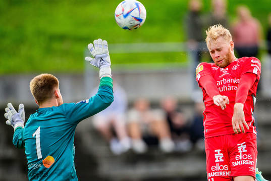 Lunds BKs Andreas Alexandersson och Elfsborgs Sveinn