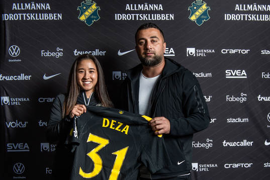 Luca Deza och Herish Sadi, sportchef