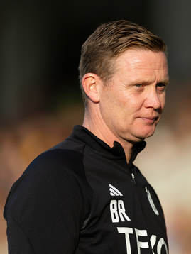 Head coach Barry Robson of Aberdeen
