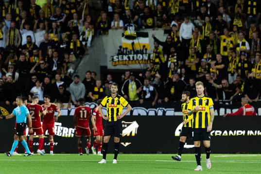 Johan Hammar of Häcken looks dejected