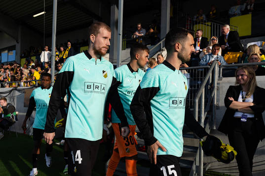 Simon Gustafson and Kadir Hodzic of Häcken