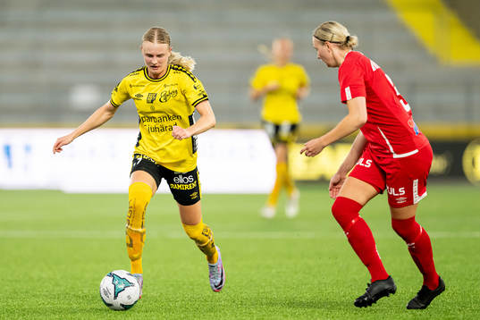 Elfsborgs Hanna Jiozon och Falköpings Matilda Wallén