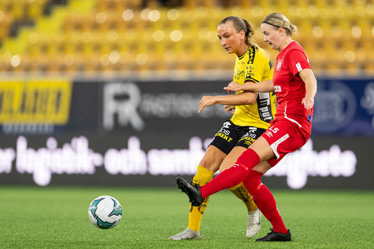 Elfsborgs Stina Jensen och Falköpings Matilda Wallén