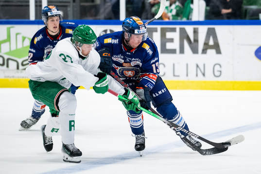 Rögles Linus Sjödin och Växjös Dylan McLaughlin