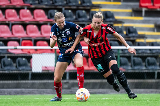 Linköpings Emma Östlund och Brommapojkarnas Frida