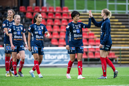 Linköpings spelare jublar