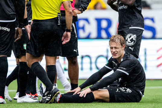 Västerås SKs Herman Magnusson har ont