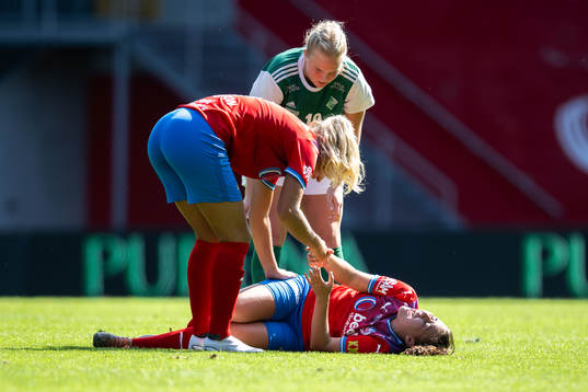 Helsingborgs Inez Gertsen har ont