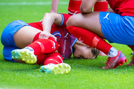 Helsingborgs Sanna Nilsson har ont