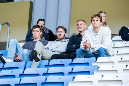Helsingborgs Kalle Joelsson, Dennis Olsson och Thomas Rogne