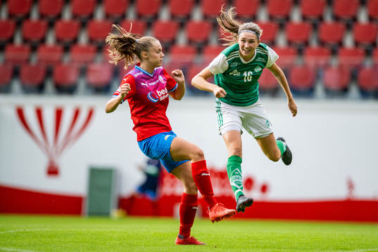 Helsingborgs Rebecka Winroth och IK Zenith Sara Aronsson