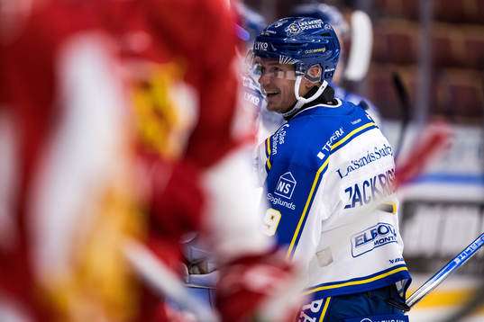 Leksands Patrik Zackrisson jubel