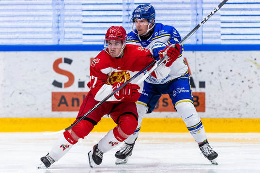 Moras Ludvig Levinsson 0ch Leksands Patrik Zackrisson