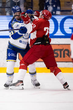 Leksands Eddie Larsson och Moras Philip Schultz