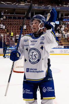 Leksands Kalle Östman jubel
