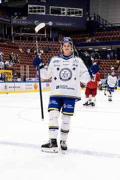 Leksands Anton Johansson jublar