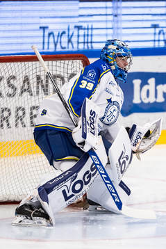 Leksands målvakt Filip Larsson