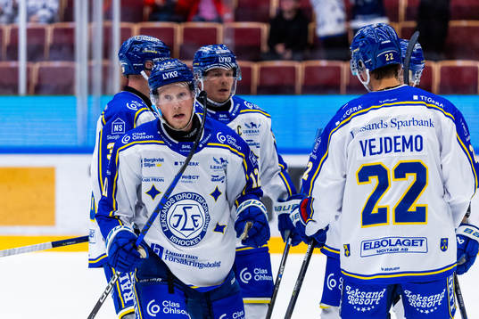 Leksands Kalle Östman jublar