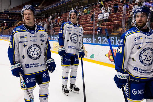 Leksands Arvid Eljas och Anton Johansson jubel