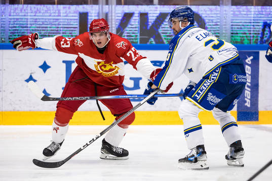 Moras Chad Yetman och Leksands Eddie Larsson