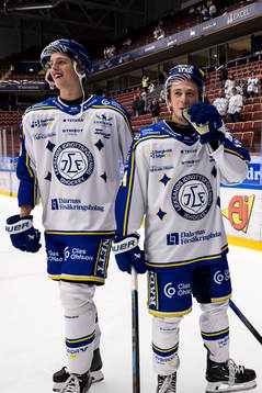 Leksands Arvid Eljas och Anton Johansson jubel