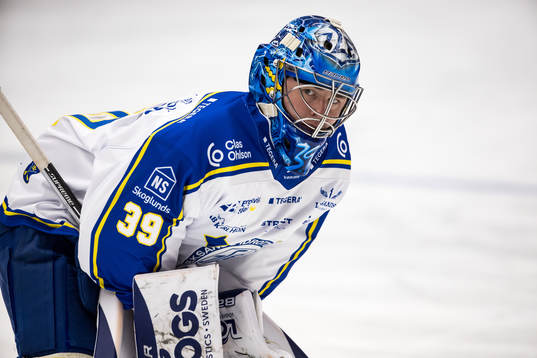 Leksands målvakt Filip Larsson