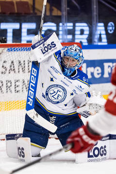 Leksands målvakt Filip Larsson