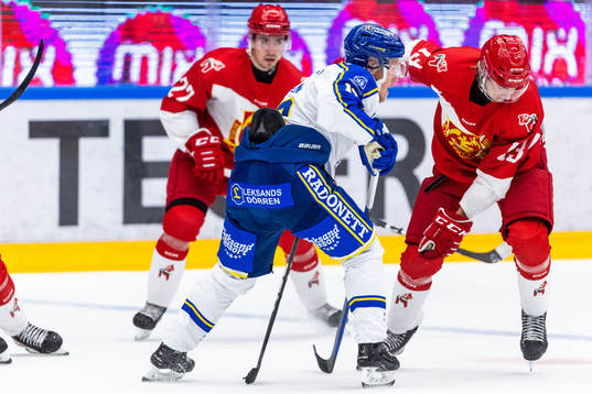 Leksands Kalle Östman och Moras Fabian Ilestedt