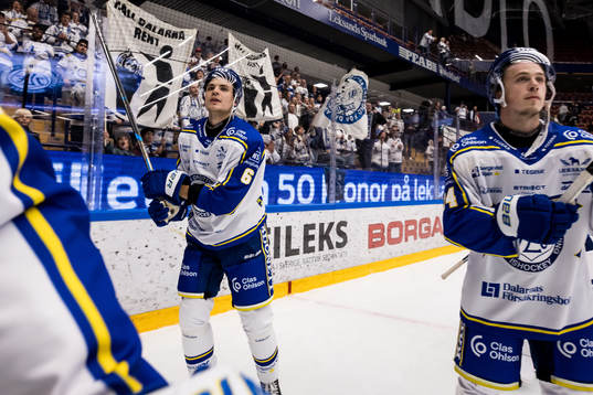 Leksands Alexander Lundqvist  jublar
