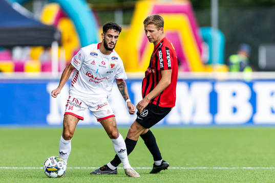 Kalmars Noah Shamoun och Brommapojkarnas Ludvig Fritzson