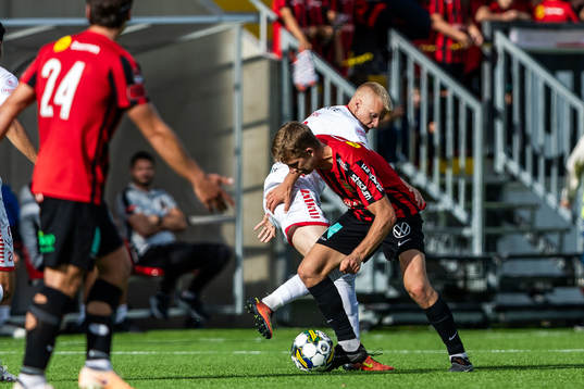 Kalmars Axel Lindahl och Brommapojkarnas Ludvig Fritzson