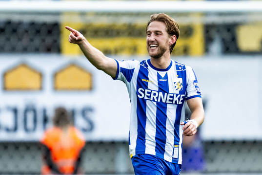 IFK Göteborgs Arbnor Mucolli jublar