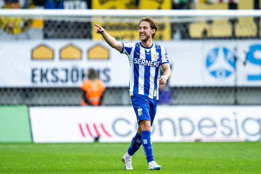 IFK Göteborgs Arbnor Mucolli jublar