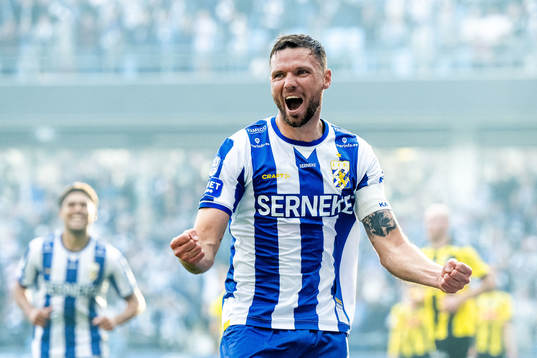 IFK Göteborgs Marcus Berg jublar
