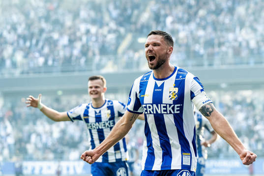 IFK Göteborgs Marcus Berg jublar