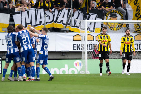 Häckens Johan Hammar och Simon Sandberg deppar